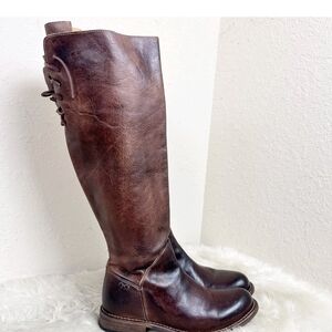 BED|STU Distressed Leather Boots